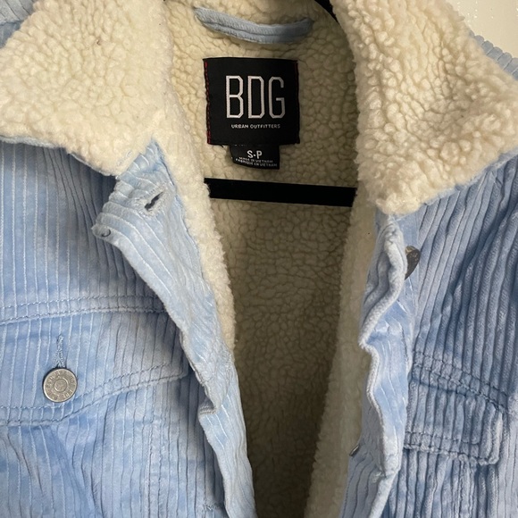 Light Blue Sherpa Jacket - Picture 2 of 4